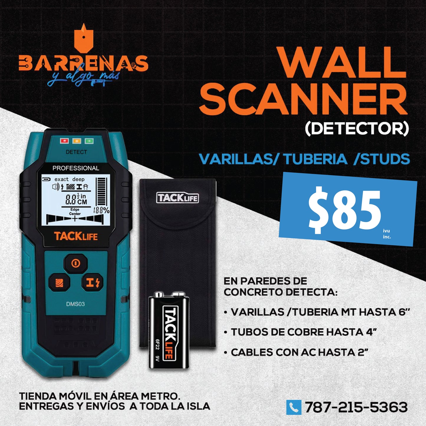Wall Scanner Tacklife (Detector)
